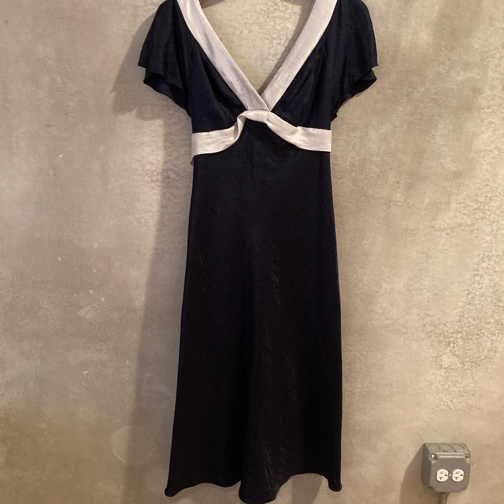 NWOT Adrianna Papell Navy Dress